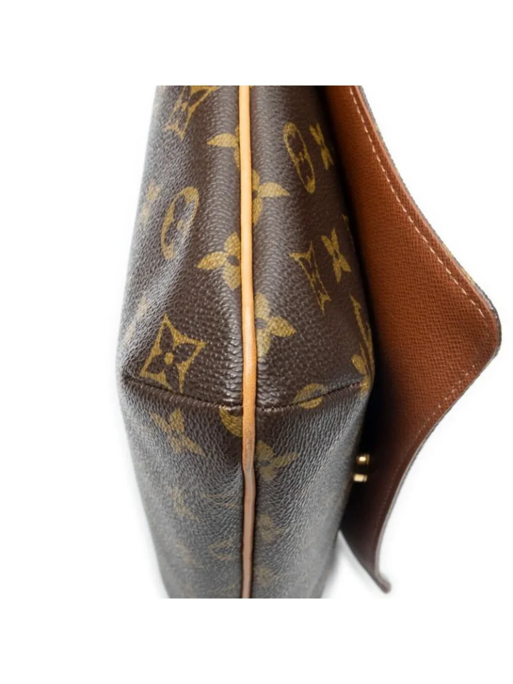 Louis Vuitton Musette Tango Brown Monogram Canvas Crossbody